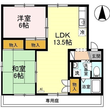 セントラルハイツ今村・の物件間取画像